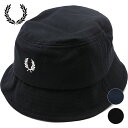 フレッドペリー 帽子 メンズ フレッドペリー FRED PERRY ピケバケットハット （HW6730 SS24） PIQUE BUCKET HAT メンズ・レディース 帽子 鹿の子 【メール便可】