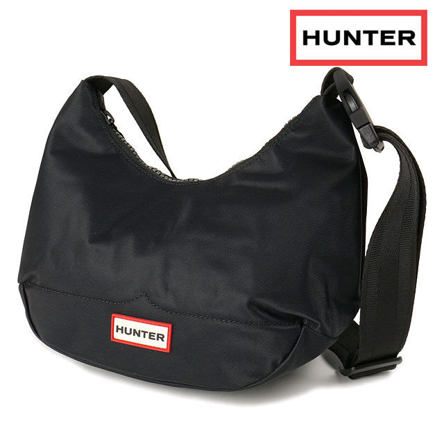 樂天商城 - HUNTER ハンター ナイロンミニホボ [UBS3600KBM-BLK SS24] nylon mini hobo メンズ・レディース 鞄 ショルダーバッグ ミニバッグ black 正規取扱店【e】
