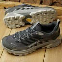 メレル MERRELL メンズ モアブ スピード2 ゴアテックス （J037515 SS24） M MOAB SPEED 2 GORE-TEX 靴 透湿防水 ビブラムソール アウトドアシューズ トレッキング ハイキング スニーカー ASPHALT