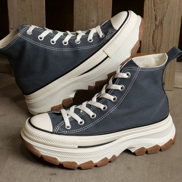 コンバース CONVERSE レディース スニーカー オールスター アール トレックウェーブ ハイカット （31311910 SS24Q2） ALL STAR (R) TREKWAVE HI 靴 厚底 チャンキーソール GRAY