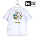 ニューエラ NEWERA メンズ コラボTシャツ ポケモン ピカチュウ イーブイ （14124671 SS24） S/S Cotton Tee POKEMON PIKACHU EEVEE ト..