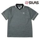 【コラボ】サイラス SILAS メンズ アンブロ ゲームシャツ （110241014003 SS24SPOT） SILAS UMBRO GAME SHIRT トップス 半袖 ポロシャツ モノグラム CHARCOAL