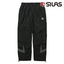 コラボ サイラス SILAS メンズ アンブロ トラックパンツ （110241031004 SS24SPOT） SILAS UMBRO TRACK PANTS ボトムス ジャージ ロングパンツ BLACK