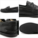 スペリートップサイダー SPERRY TOP-SIDER メンズ デッキシューズ エムアーオー ツーアイ クロコ（STS25289 SS24） MA/O 2EYE CROC 靴 クロコダイル型押し BLACK 3