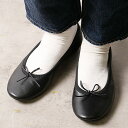 トラベルシューズ バイ ショセ TRAVEL SHOES by chausser レディース バレエシューズ （TR-009 ） Ballet shoes 靴 日本製 生活防水 ビブラムソール ブラック BL