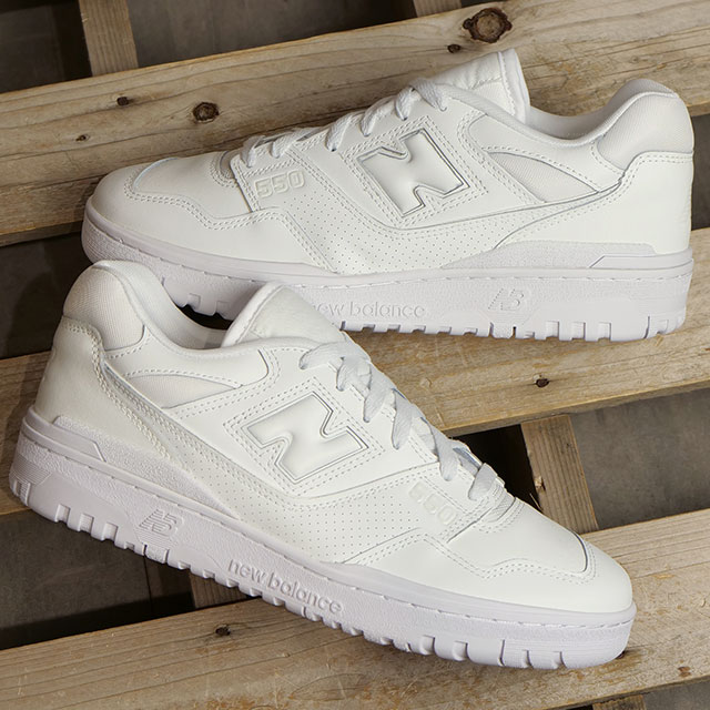 ニューバランス NEWBALANCE スニーカー BB550 （BB550WWW SS24） メンズ・レディース 靴 Dワイズ WHITE