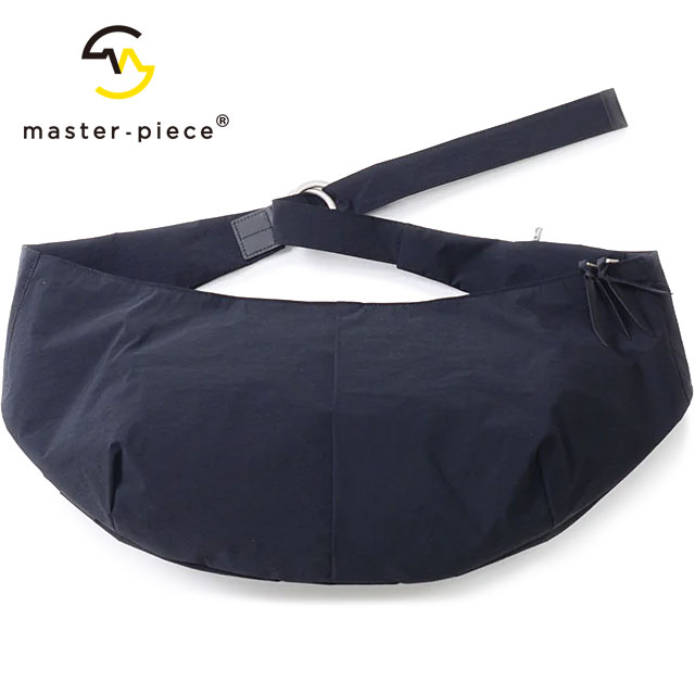 マスターピース ボディバッグ メンズ マスターピース master-piece サッシュ ボディバッグ （03050-010 SS24） Sash メンズ・レディース 鞄 日本製 ワンショルダー BLACK