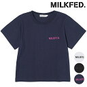 ~NtFh MILKFED. fB[X XeVS RpNg V[gX[uTVc i103242011012 SU24j STENCIL LOGO COMPACT S/S TEE gbvX  V[g ^CgVGbg y[։z