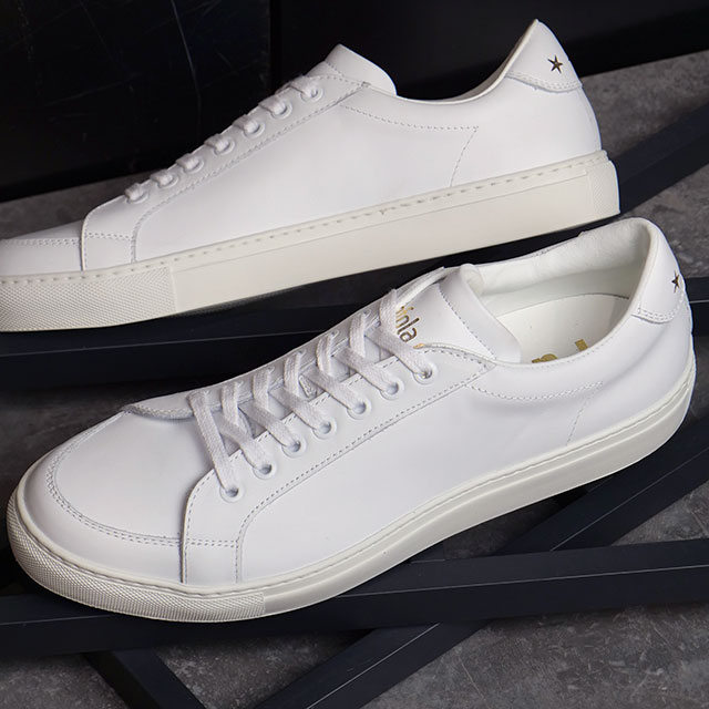 パントフォラドーロ Pantofola d’Oro メンズ コートスニーカー （PDO-TSL20_WHT SS24） TSL20 靴 外羽根タイプ イタリア製 THREESTAR WHT