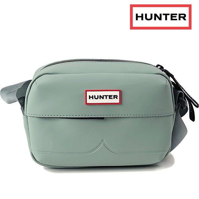 ハンター HUNTER オリジナル ラバライズド ミニクロスボディ （UBX2234CPE-SWG SS24） original rubberised mini crossbody メンズ・レディース 鞄 ショルダーバッグ ボディバッグ sweet-gale-green