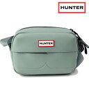 ハンター ミニショルダーバッグ レディース 【先着でバッグラバータグプレゼント！】ハンター HUNTER オリジナル ラバライズド ミニクロスボディ （UBX2234CPE-SWG SS24） original rubberised mini crossbody メンズ・レディース 鞄 ショルダーバッグ ボディバッグ sweet-gale-green