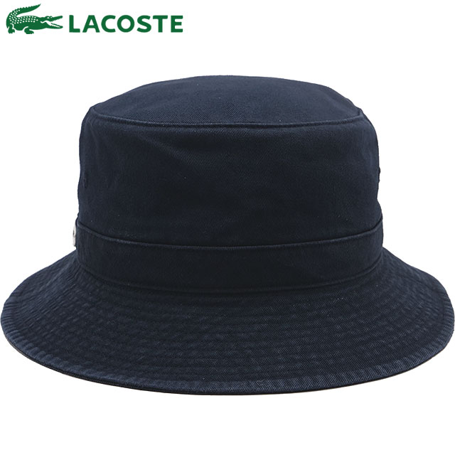 ラコステ LACOSTE バケットハット （RK3981J-99 SS24） BUCKET HAT メンズ・レディース 帽子 フリーサイズ MARINE-013