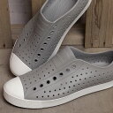 ネイティブシューズ native shoes スニーカー ジェファーソン （11100100 SS24） Jefferson メンズ レディース 靴 EVA スリッポン Pigeon-Grey/Shell-White