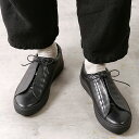 ԕi VZ gxV[Y TRAVEL SHOES by chausser gx V[Y oC VZ Y U[Xj[J[ iTR-013 j Leather sneaker C { h ru\[ ubN BL