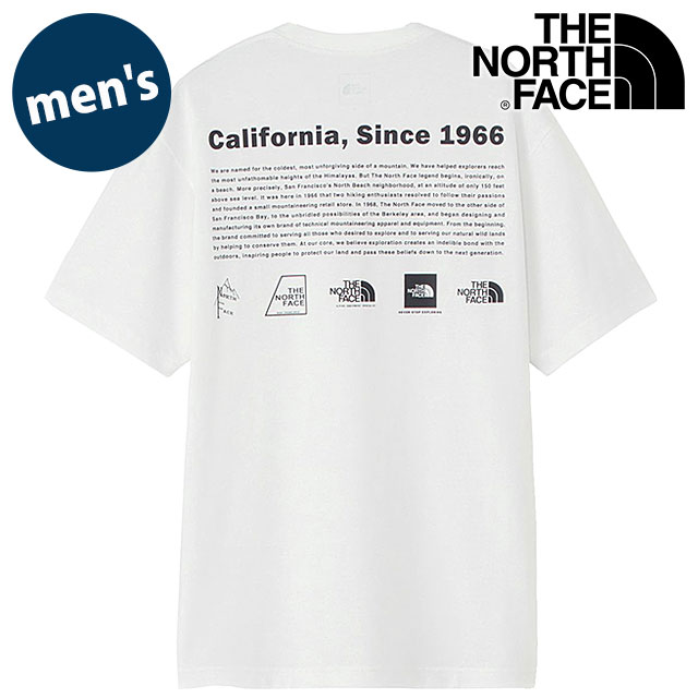 ザ・ノース・フェイス THE NORTH FACE メンズ ショートスリーブヒストリカルロゴティー （NT32407-W SS24） S/S Historical Logo Tee TNF トップス 半袖 Tシャツ アウトドア ホワイト 