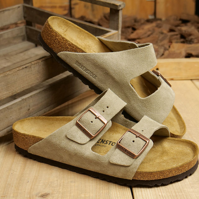 楽天SHOETIMEビルケンシュトック BIRKENSTOCK サンダル アリゾナ （51461/51463 SS24） ARIZONA BS メンズ・レディース ドイツ製 コンフォートサンダル 健康サンダル TAUPE | SUEDE-LEATHER