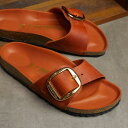 rPVgbN BIRKENSTOCK fB[X T_ }hbh rbOobN i1026632 SS24j MADRID BIG BUCKLE hCc RtH[gT_ NT_ BURNT-ORANGE | OILED-LEATHER | BETTER