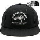 【5/31まで!最大100%ポイントバック!】ザ・ノース・フェイス THE NORTH FACE バウンダリーキャップ (NN02431-K2 SS25) Boundary Cap メンズ・レディース TNF アウトドア 帽子 オーガニックコットン ブラック2(4)