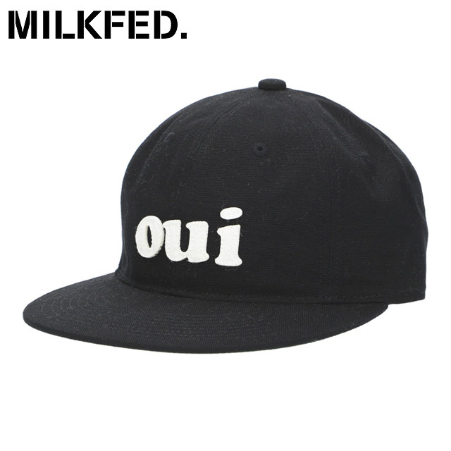 樂天商城 - 【30%OFF/SALE】MILKFED. ミルクフェド ウィ キャップ [103251051001 SS25] OUI CAP レディース 帽子 フリーサイズ BLACK 正規取扱店【ts】【e】