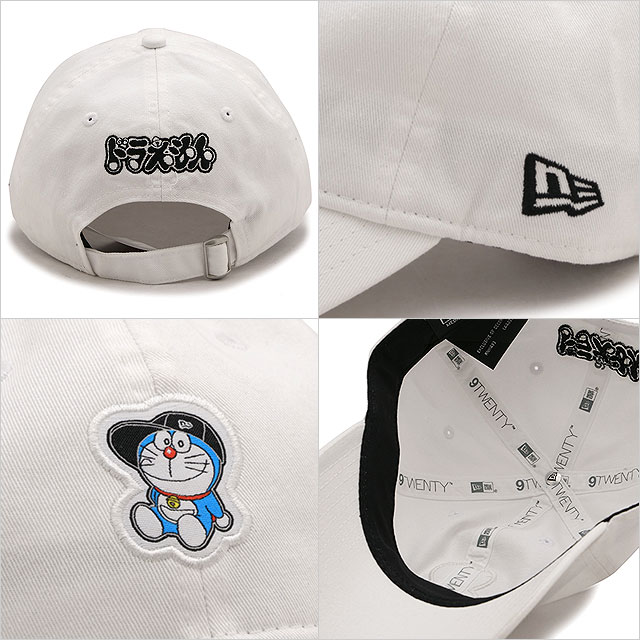 【1/25限定！最大100％ポイントバック！】ニューエラ NEWERA コラボキャップ ドラえもん （14520617 SS25） 9TWENTY Cloth Strap DORAEMON メンズ・レディース 帽子 サイズ調整可能 ホワイト 3