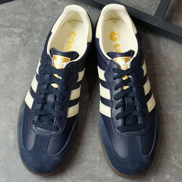 adidas SAMBAネイビー スニーカー 24.5㎝ 楽天市場】adidas samba(カラーネイビー)(レディース靴|靴
