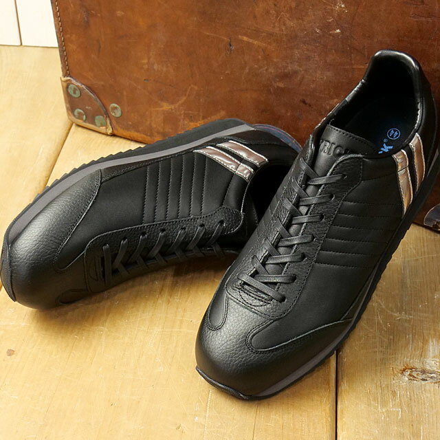 【最大100%ポイントバック!】返品送料無料 パトリック PATRICK スニーカー マラレイン [506771 FW24Q4] MARARAIN メンズ・レディース 靴 日本製 防水レザー シーズン限定 BK/SV ブラック/シルバー 正規取扱店