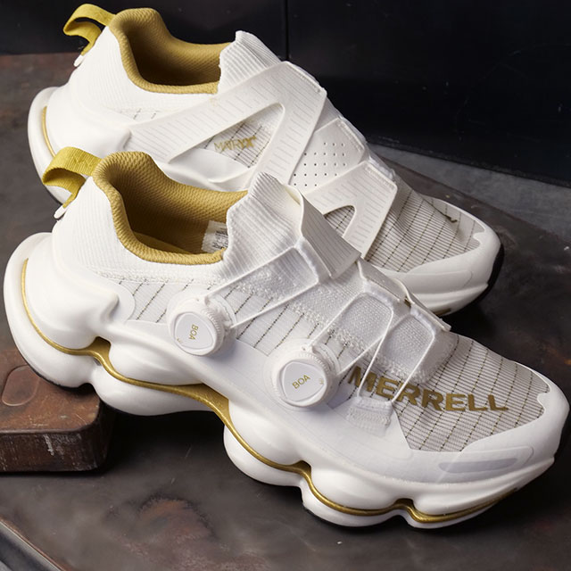 【最大100%ポイントバック!】メレル MERRELL スニーカー スピード アーク サージ ボア [J038717 SS25] M SPEED ARC SURGE BOA メンズ 靴 トレッキングシューズ アウトドア WHITE 正規取扱店