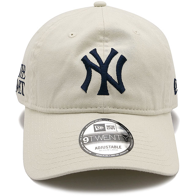 【5/31まで!最大100%ポイントバック!】ニューエラ NEWERA キャップ メトロポリタン美術館 ニューヨーク・ヤンキース (14457371 SS25) 9TWENTY THE MET メンズ・レディース 帽子 MLB サイズ調整可能 アイボリー 正規取扱店