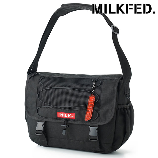 MILKFED. ミルクフェド デイリー メッセンジャーバッグ  16L DAILY MESSENGER BAG レディース 鞄 ショルダーバッグ 通勤通学 RED 正規取扱店