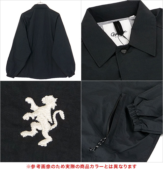 【8/31まで！最大100％ポイントバック！】ジムフレックス Gymphlex ハーフコート （#GY-A0685 RNW SS25） HALF COAT メンズ スポーツファッション ライトアウター シャツジャケット コーチジャケット OLIVE(OFF WHITE) 正規取扱店【ts】