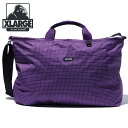 【6/30まで!最大100%ポイントバック!】エクストララージ XLARGE リップストップ ツーウェイ ショルダーバッグ (101251053008 SS25) RIPSTOP 2WAY SHOULDER BAG メンズ・レディース 鞄 トートバッグ ワンショルダー x-large エックスラージ PURPLE 正規取扱店(4)