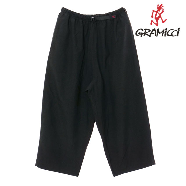 【3/31まで!最大100%ポイントバック!】グラミチ Gramicci リネンブレンド バルーンパンツ (GLP5-SJP14 SS25) LINEN BLEND BALLOON PANT レディース ボトムス ロングパンツ ワイドパンツ BLACK 正規取扱店