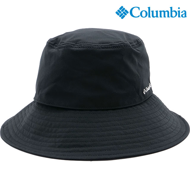 樂天商城 - 【最大100%ポイントバック】Columbia コロンビア ハット イエロードックマウンテンバケット [PU5775-010 SS25] メンズ・レディース 帽子 サファリハット UVカット 撥水 ストレッチ素材 春夏 Black ブラック 【メール便可】 正規取扱店