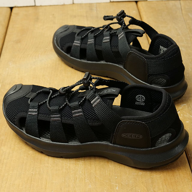 【最大100%ポイントバック】キーン KEEN サンダル シーニック エイチツー [1030760 SS25] W SEANIK H2 レディース 靴 ウォーターシューズ 水陸両用 キャンプ アウトドア BLACK/MAGNET ブラック 正規取扱店