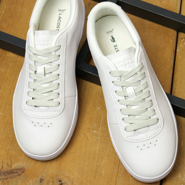 樂天商城 - 【最大100%ポイントバック】LACOSTE ラコステ スニーカー ベースショット エヴォ 125 1 SFA [49SFA0031-21G SS25] BASESHOT EVO 125 1 SFA レディース 靴 シューズ WHT/WHT 正規取扱店