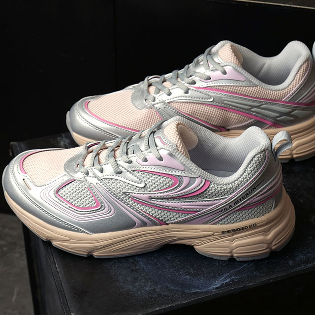 樂天商城 - 【40%OFF/SALE】FILA フィラ スニーカー フィラインテラン [FJ1RM02699G SS25] FILA INTERUN レディース 靴 シューズ White/Pink/Pink 正規取扱店【e】【ts】