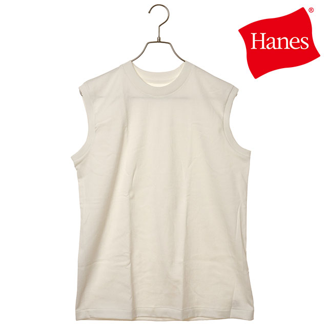 【最大100%ポイントバック】ヘインズ Hanes ヘインズTシャツ シロ スリーブレスTシャツ [HM3-D201 SS25] 1P Hanes T-SHIRTS SHIRO メンズ トップス アンダーウェア ノースリーブ タンクトップ無地 WHITE 正規取扱店