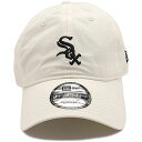 【7/31まで!最大100%ポイントバック!】ニューエラ NEW ERA キャップ シカゴ・ホワイトソックス タイプライター生地 (14388774 SS25) 9TWENTY MLB TYPEWRITER メンズ・レディース 帽子 サイズ調整可能 クロームホワイト 正規取扱店