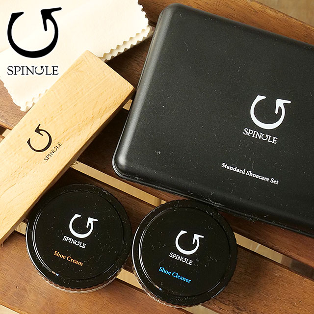 スピングル SPINGLE シューズケア用品 スタンダードシューケアセット [SPA-9631] standard shoe care set メンズ・レディース 純正 保湿クリーム・クリーナー・馬毛ブラシ・クロス Natural(139) 正規取扱店