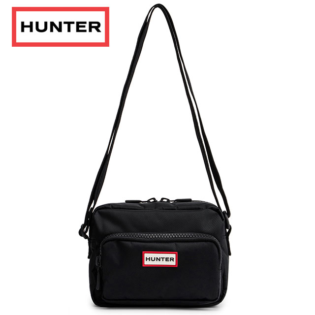 樂天商城 - HUNTER ハンター ナイロン クロスボディバッグ [UBX3930KBM SS25] NYLON CROSSBODY メンズ・レディース 鞄 ショルダーバッグ BLACK 正規取扱店