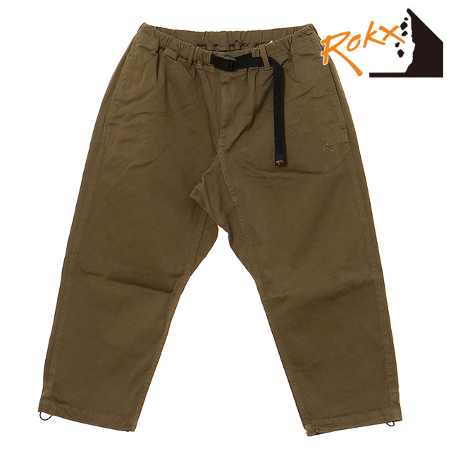 樂天商城 - 【30%OFF/SALE】【ラスト1着】ROKX ロックス エムジー クロップス [RXMS252201 SS25] MG CROPS メンズ ボトムス クロップドパンツ クライミングパンツ DARK-KHAKI 正規取扱店【ts】【e】