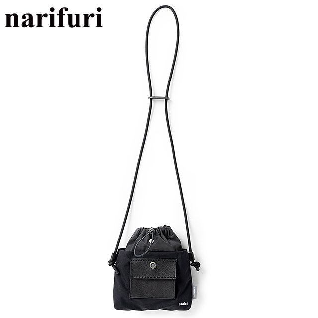 樂天商城 - 【30%OFF/SALE】narifuri ナリフリ × stairs design products ミニバッグ [NFSD-01 SS25] MINI BAG メンズ・レディース ステアーズデザインプロダクツ コラボ 鞄 ショルダーバッグ BLACK 正規取扱店【ts】【e】