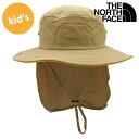 ザ・ノース・フェイス THE NORTH FACE キッズTNFビーフリーシールドハット (NNJ02526-CK SS25) Kids’ TNF Be Free Shield Hat 男の子・女の子 アウトドア 子供用 帽子 UVカット 虫よけ加工 クラシックカーキ 【メール便可】 正規取扱店【e】【ts】
