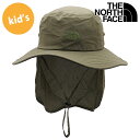 ザ・ノース・フェイス THE NORTH FACE キッズTNFビーフリーシールドハット (NNJ02526-NT SS25) Kids’ TNF Be Free Shield Hat 男の子・女の子 アウトドア 子供用 帽子 UVカット 虫よけ加工 ニュートープ 【メール便可】 正規取扱店【e】【ts】