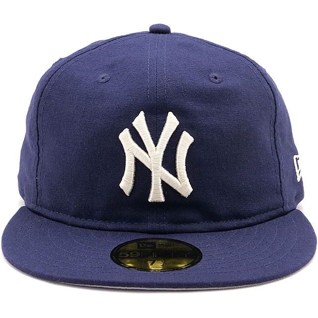 樂天商城 - 【30%OFF/SALE】ニューエラ キャップ NEW ERA CAP ニューヨーク・ヤンキース [14388815 SS25] 59FIFTY COTTON FLAX メンズ・レディース 帽子 MLB 綿麻素材 ネイビー 正規取扱店【ts】【e】【ts】