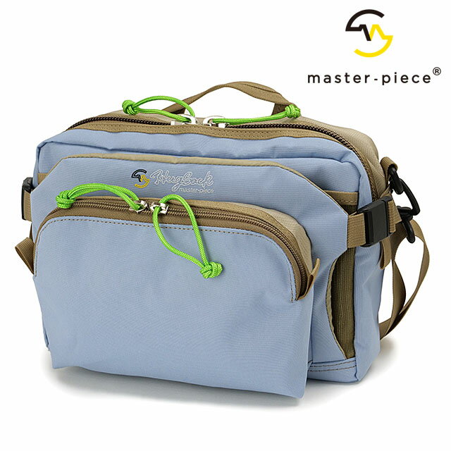 樂天商城 - master-piece マスターピース ハグサック ショルダーバッグ [03231 SS25] 6.5L HugSack SHOULDER BAG メンズ・レディース 鞄 日本製 ワンショルダー アウトドア SAX 正規取扱店