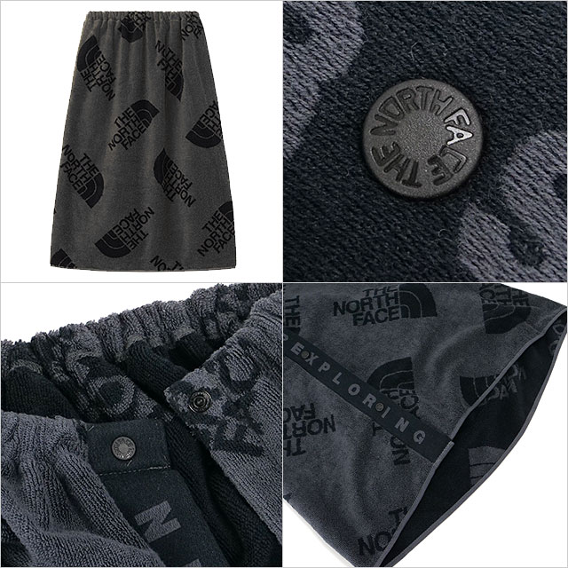 【最大100%ポイントバック】ザ・ノース・フェイス THE NORTH FACE キッズラップタオル [NNJ22530-CC SS25] Kids’ Wrap Towel 男の子・女の子 TNF アウトドア 子供用 プールタオル 海水浴 巻きタオル おしゃれ チャコール 正規取扱店