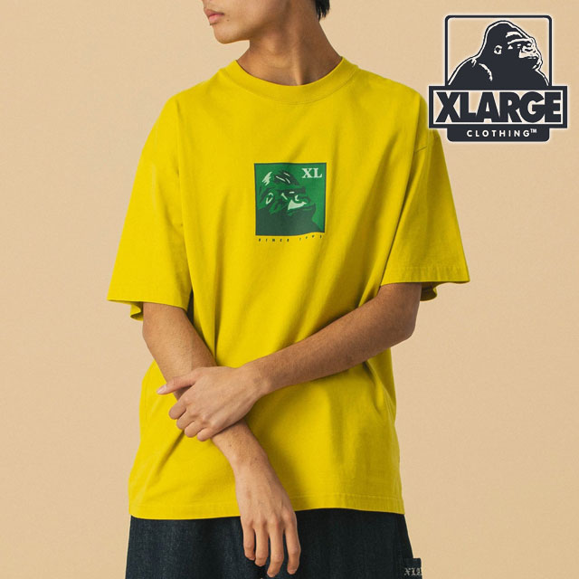 樂天商城 - 【30%OFF/SALE】XLARGE エクストララージ ゴリラヘッズ ショートスリーブTシャツ [101252011025 SU25] GORILLA HEADS S/S TEE メンズ x-large エックスラージ トップス カットソー 半袖 MUSTARD 【メール便可】 正規取扱店【ts】【e】