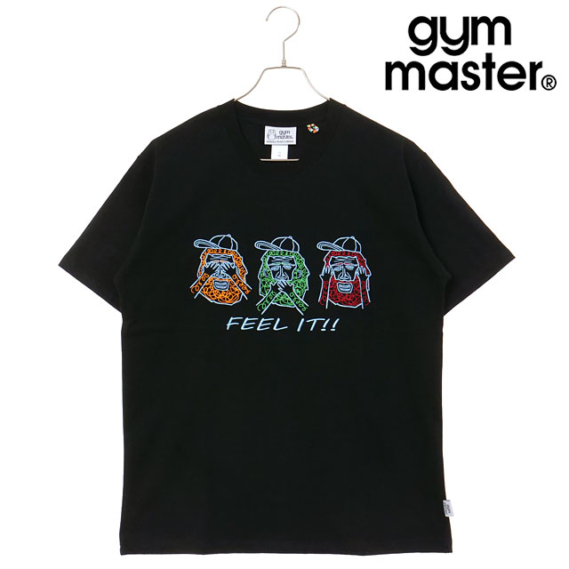 樂天商城 - 【20%OFF/SALE】【ラスト1着】GYM MASTER ジムマスター 7.4oz FEEL IT刺繍Tee [G521792-05 SU25] メンズ トップス カットソー 半袖Tシャツ ブラック 【メール便可】 正規取扱店【ts】【e】