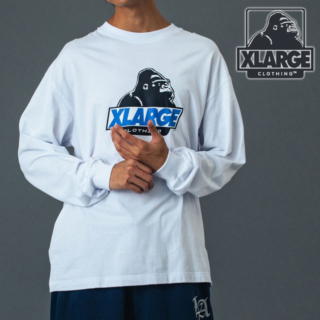 樂天商城 - 【最大100%ポイントバック】XLARGE エクストララージ メンズ オールドOG ロングスリーブTシャツ [101261011006 SS26] OLD OG L/S TEE トップス カットソー 長袖 白 WHITE 正規取扱店